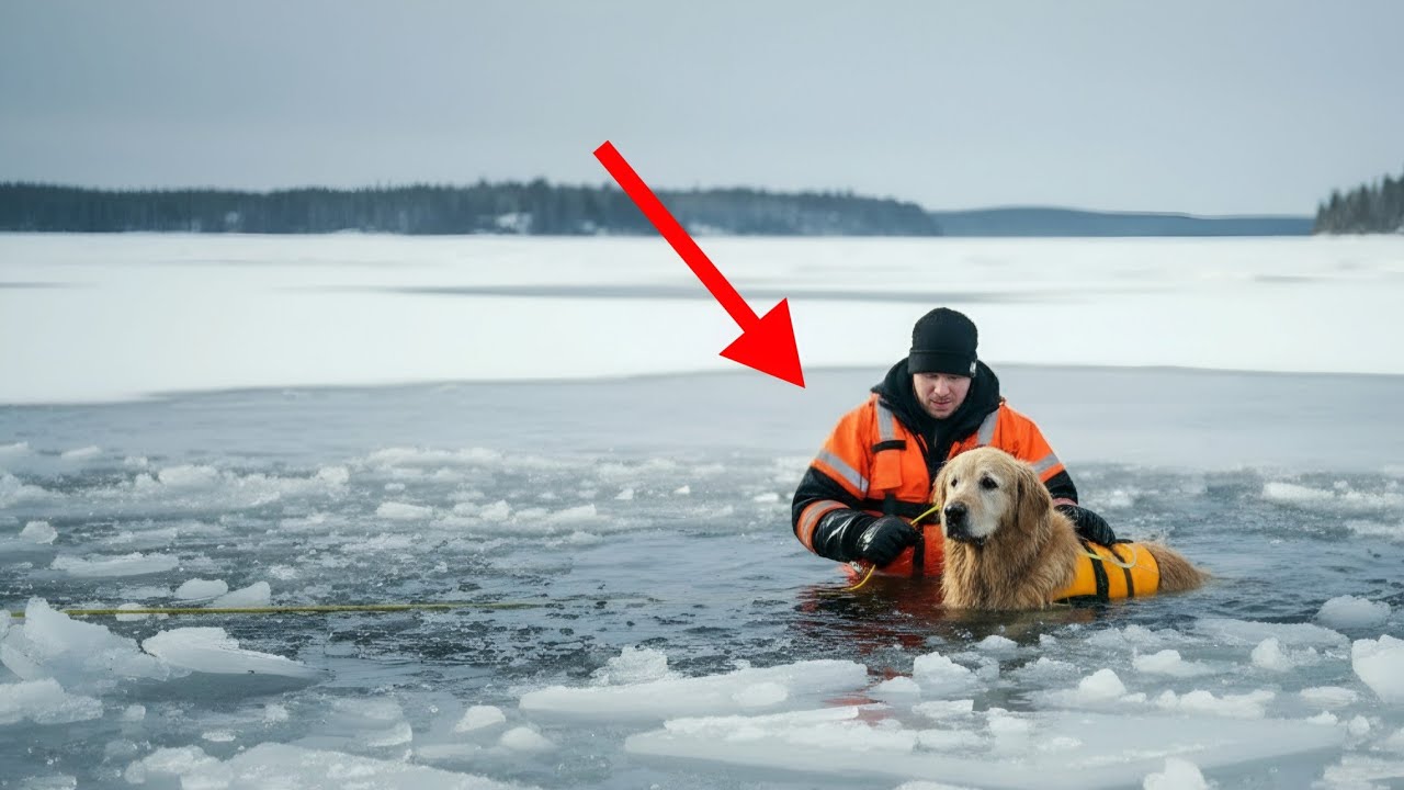 He Had Seconds Before Hypothermia Took Over | Dog Rescued From Frozen ...