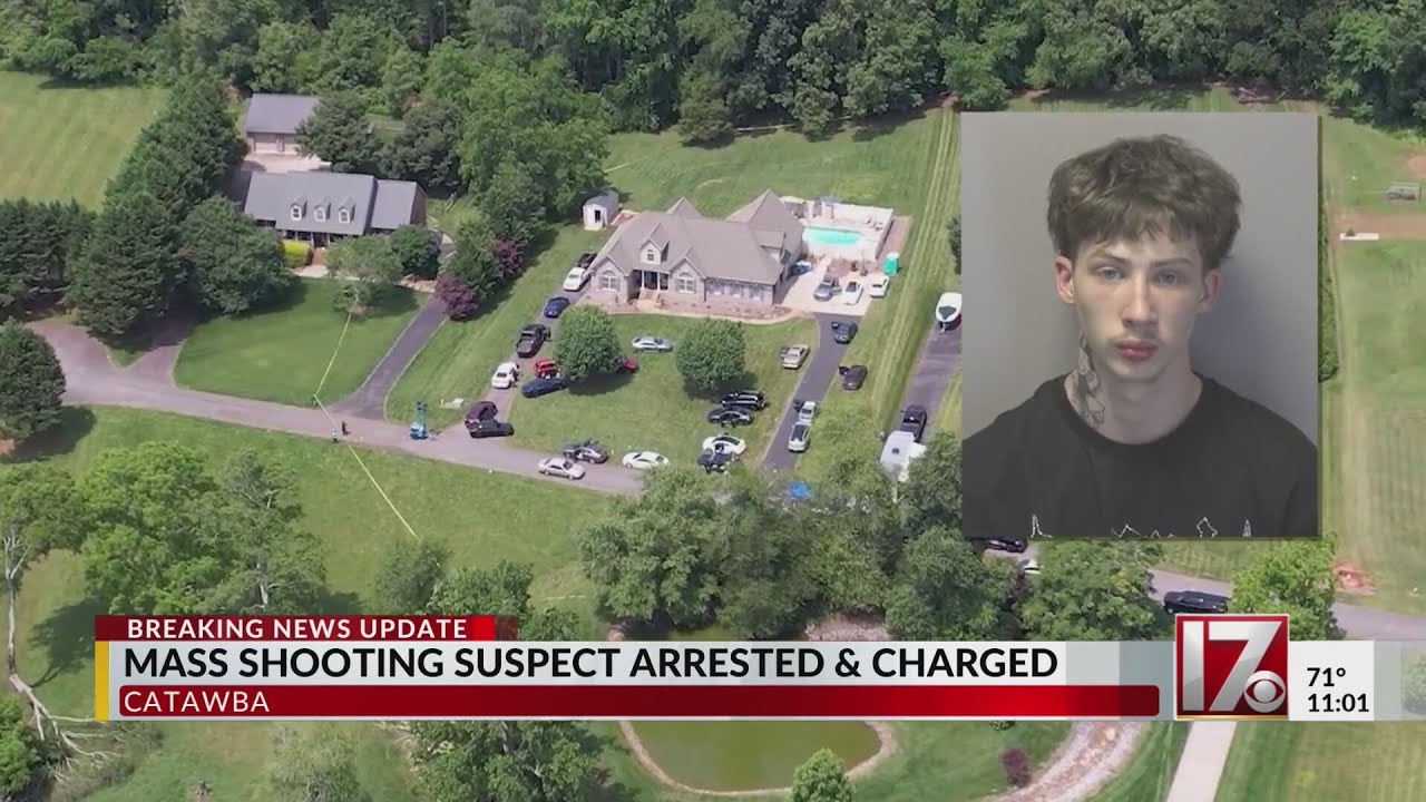 North Carolina mass shooting suspect arrested and charged - YouTube