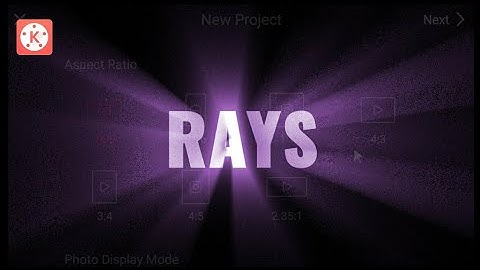 Light Ray Text Animation In Kinemaster || Kinemaster Easy Tutorial