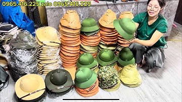 MŨ CỐI 70K MŨ CỐI BÁC HỒ VÀNH RỘNG MŨ CỐI RÀN RI