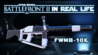 Star Wars Battlefront 2 In Real Life - FWMB-10K Heavy Blaster from The Last Jedi! | Star Wars HQ