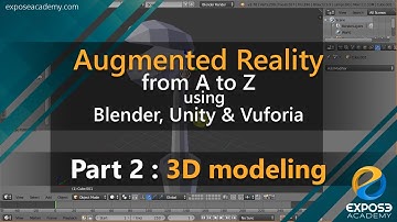 Augmented Reality from A to Z using Blender, Unity and Vuforia | part 2 : 3D modeling