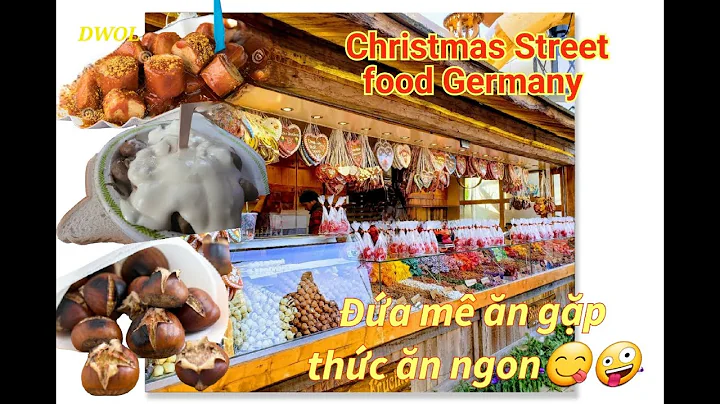 Christmas street food in Oberhausen Germany
