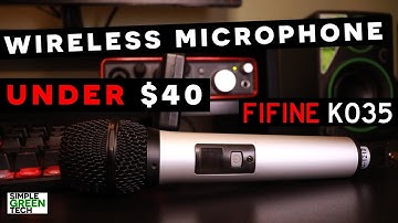 Best Wireless Microphone Under $40 - Fifine K035 Review