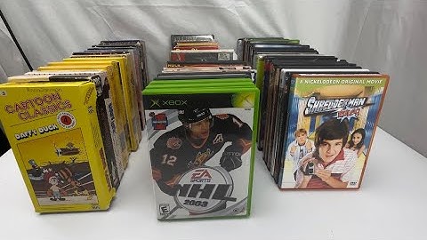 New Arrivals Sept 2023: DVD VHS Movies Video Games - Flipping Thrift Store Media on EBAY