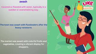 awash Meaning in English With Example