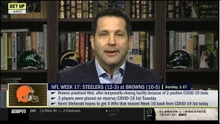 Get up | Adam Schefter reacts to Browns clinch 1st playoff berth since 2002 with win or Colts loss