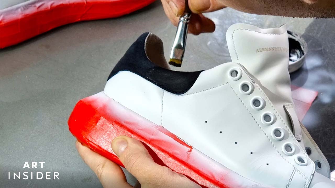 How $320 Alexander McQueen Sneakers Are Professionally Restored 