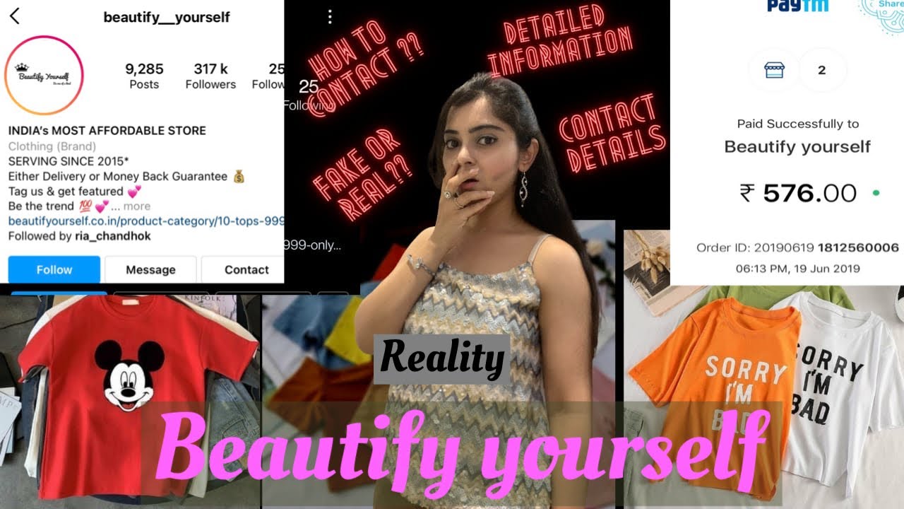 Beautify Yourself Reality with contact details Everything with proof