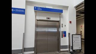 Before Mod: Big Fujitec Hydraulic Elevator 5 - IKEA - East Palo Alto California