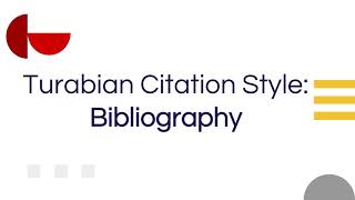 Turabian Tutorial Module 2