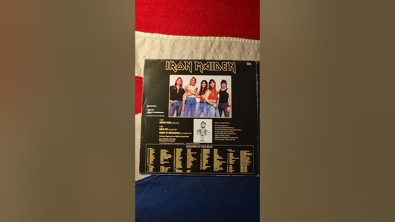 Iron Maiden - Wasted Years Stranger In A Strange Land Limited Edition First Ten (1990) (12"/Vinyl)