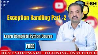 Exception Handling part -2 | Learn Python Full course Free | Python