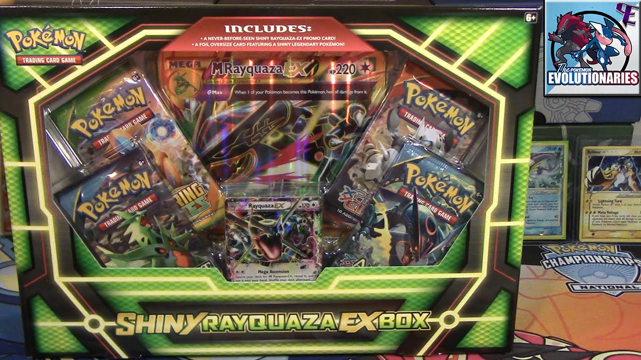 Pokemon Cards Shiny Mega Rayquaza Ex Box Opening