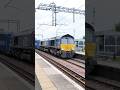 DRS Class 66 4D00 1148 Blackford Freight Terminal to Coatbridge (DRS) passing Greenfaulds #trains