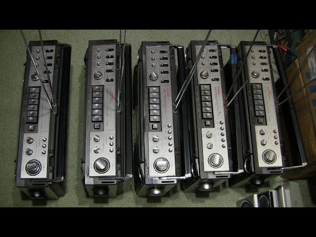 Sanyo MR-9600 2x M9994 & 2x Shortwave M9994K Explain Feature