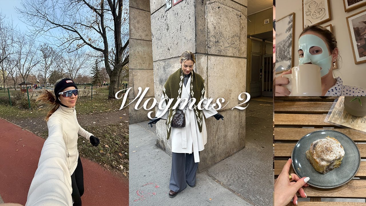 VLOGMAS 2: hidegben futás, romantizált esti rutin, adventi kalendáriumok és pr haul
