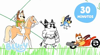 Las Mejores Aventuras Imaginarias de Bluey 🐉 💙 | 30 MINUTOS | Bluey Español Canal Oficial