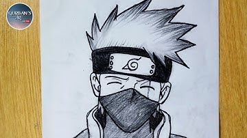 How to Draw Kakashi Hatake | Kakashi Hatake Drawing Step by Step | Easy Anime Drawing.