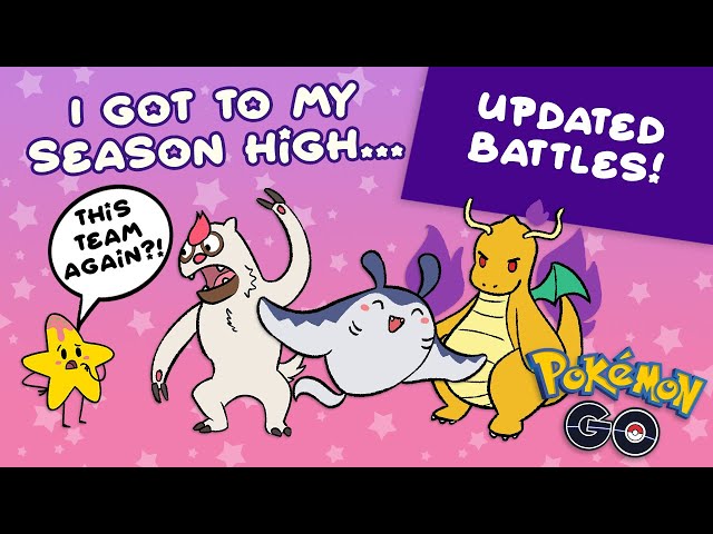 My BEST Jungle Cup Games With Shadow Dragonite, Vigoroth, u0026 Mantine u0026 Season High! - Pokémon GO GBL class=