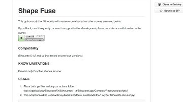 ShapeFuse - Silhouette Roto and paint Python script