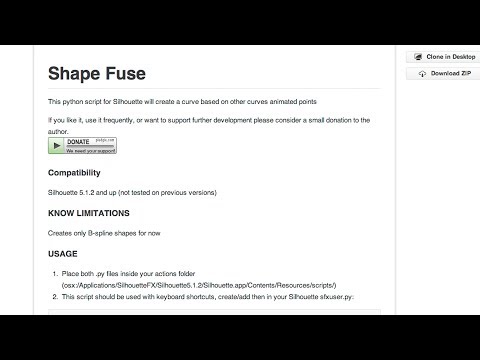 ShapeFuse - Silhouette Roto and paint Python script