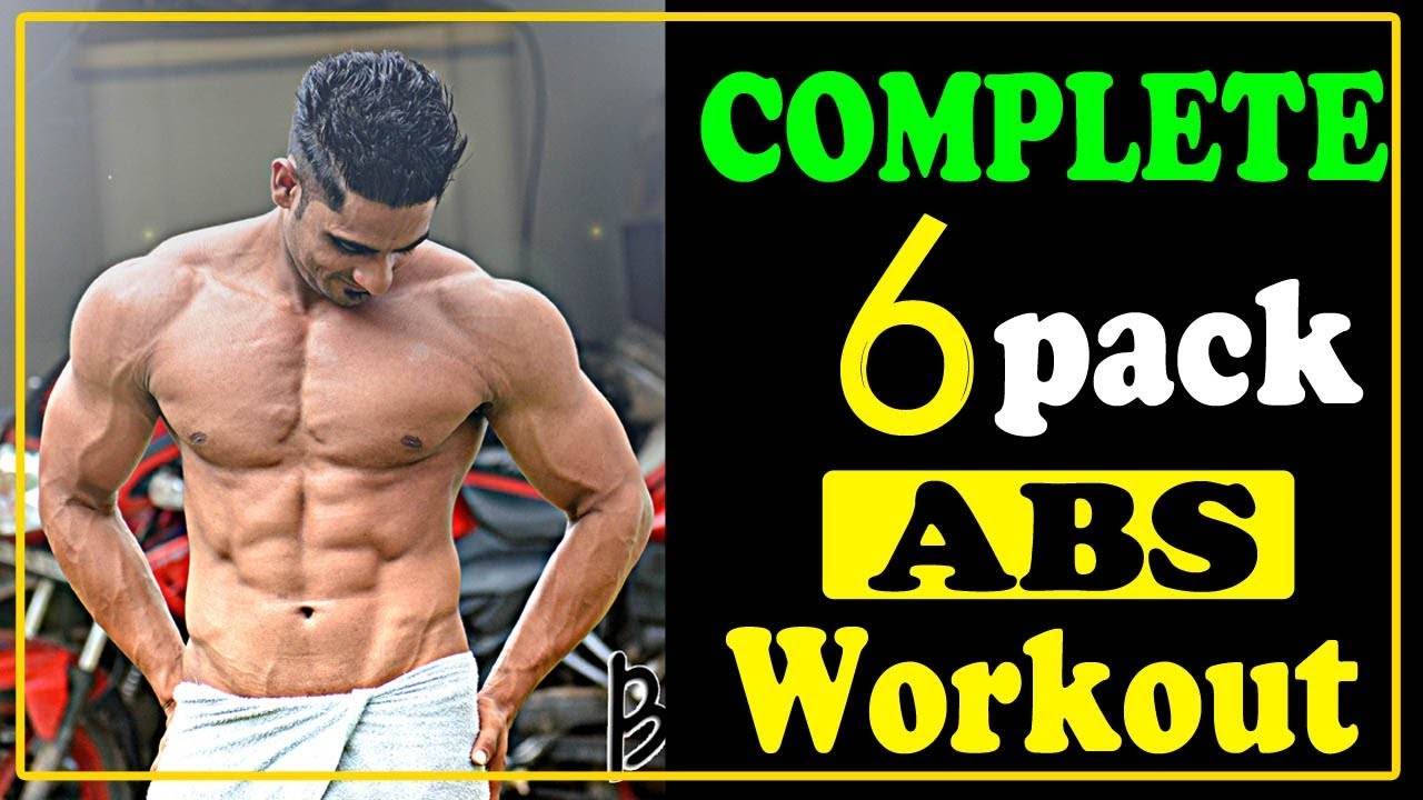 COMPLETE ABS WORKOUT FOR SIX PACK BEST 6 EXERCISES RSWORLD YouTube