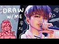 Woozi 우지 💎 || draw with me + talking about life, art insecurities and music!