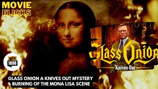 Glass Onion A Knives Out Mystery Scene | Helen Burns Miles' House and Mona Lisa Painting Scene