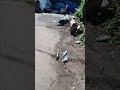 3rd Street Riverwalk homeless Camp got some garbage removed Astoria