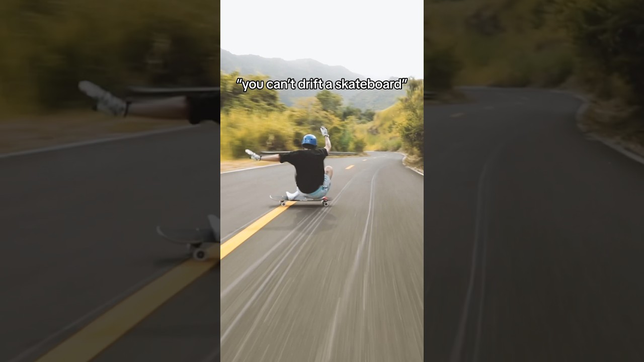 Did you know You can Drift a Skateboard 