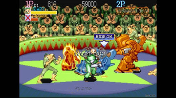 Captain Commando / arcade attract mode / 1991