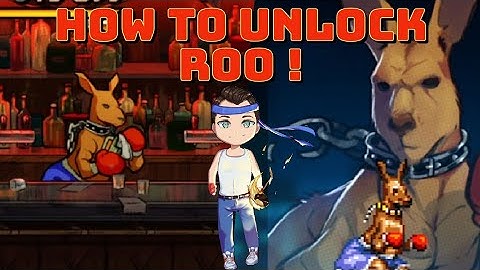 How to unlock hidden character Roo - Streets of rage 4 (Easy & Quick) 🥊🥊