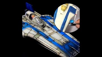 #shorts Star Wars Hasbro A-WING Action Figure Repaint | Toy Repainting