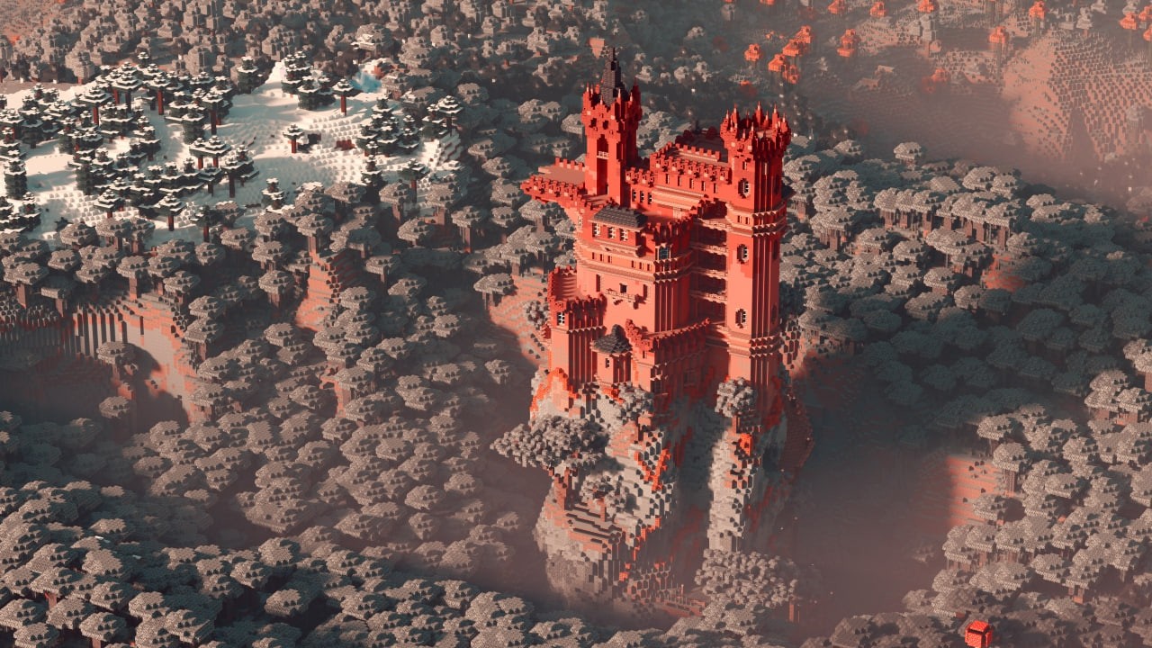 The RED Castle on Pale Gardens - YouTube