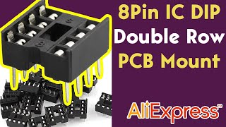8 Pin Female IC Socket for Circuit Boards - IOT DIY Electronics Cheap - AliExpress Arduino Unboxing