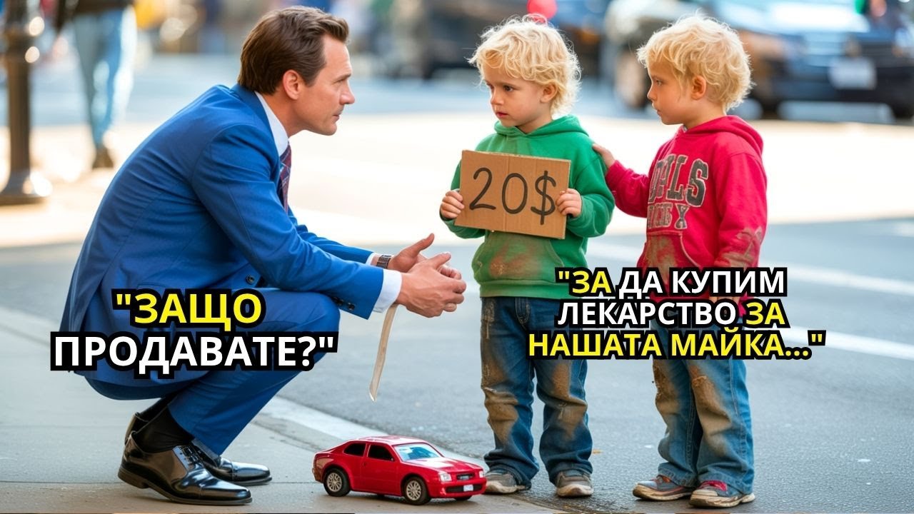 МИЛИОНЕР ВИЖДА БЛИЗНАЦИ, ПРОДАВАЩИ ИГРАЧКА, ЗА ДА СПАСЯТ МАЙКА СИ — РЕАКЦИЯТА МУ ШОКИРА!