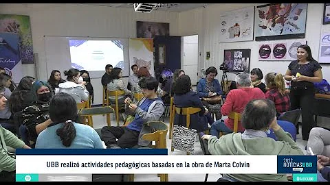 UBB realiz actividades Pedaggicas basadas en la ob...