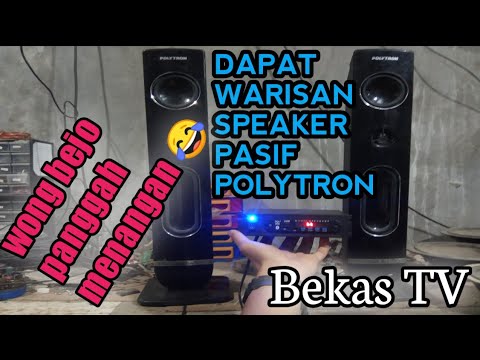 Speaker Pasif Polytron Bekas Tv Led | Upgrade Jadi Speaker Bluetooth | Sinau26 - Youtube