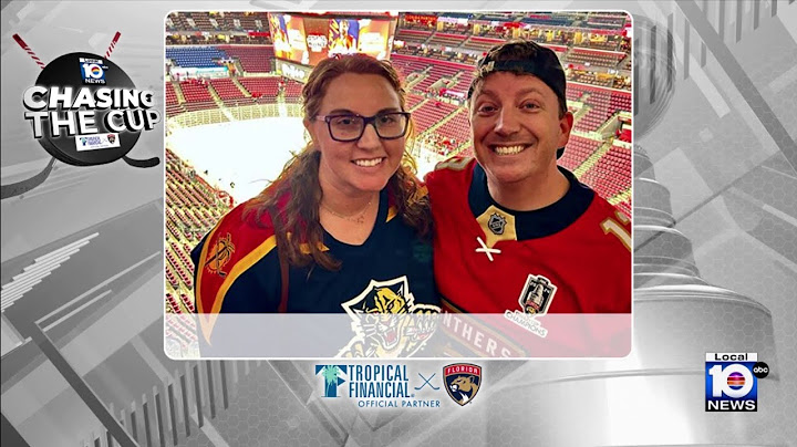 Panthers fans show their spirit as Cats move closer to winning Stanley Cup!