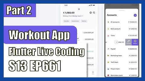 [Flutter] Flutter Live Coding EP661 (Wallet App Part 2)