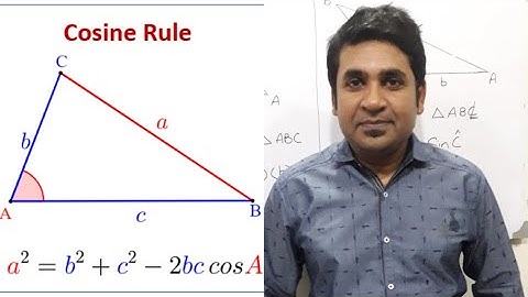 Cosine law/rule (in Urdu)
