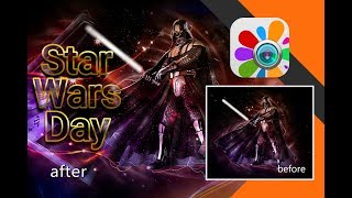 How to Edit Photo for Star Wars Day? | Photo Editor | Photo Studio Tutorial screenshot 5