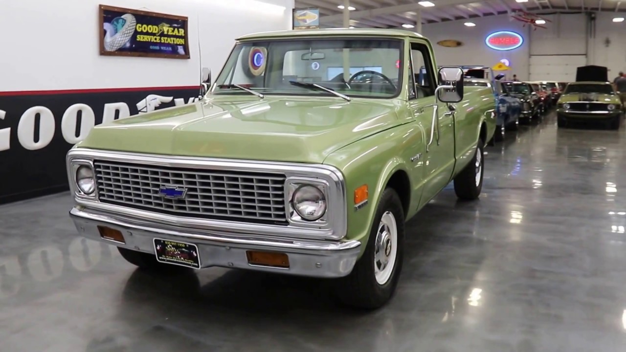 71 Chev C-20 Camper Special Green 71-4409P   Street dreams