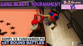 NUMBER ONE VICTORY ROYALE | Gang Beasts Tournament 1st Round Fights [6] Dojo Showdown