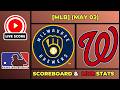 🔴 Milwaukee Brewers vs Washington Nationals | MLB Baseball May 1, 2026 Live SCOREBOARD EN VIVO