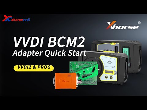 How to use Xhorse VVDI AUDI BCM2 Adapter with VVDI2 &VVDI PROG-Xhorsevvdi
