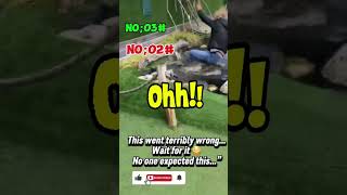 This went terribly wrong 😳 #shorts #shorts #fail #viral #fyp #trending#funnyvideo #funnyhumans