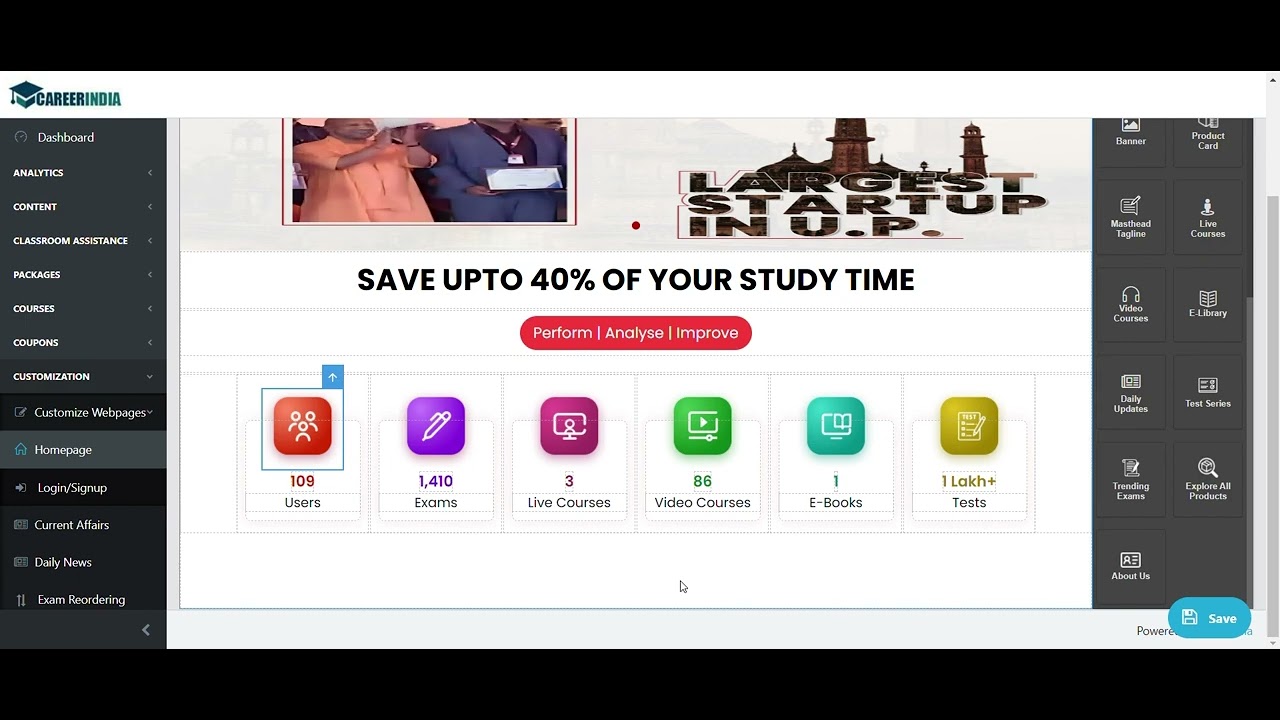 Basic UI customization demo