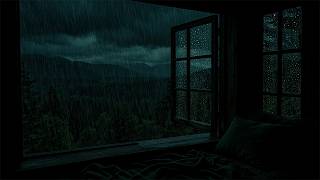Soft Rain in Outside the Open Window Bedroom | Cozy Warm Ambience for Deep Sleep screenshot 1
